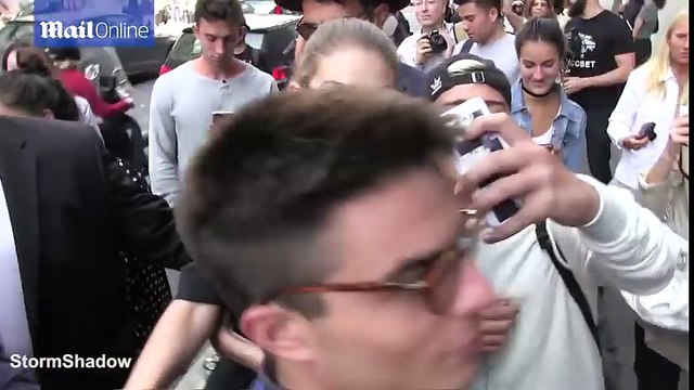 Gigi Hadid Attacked at Milan Fashion Show