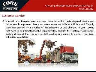 Choosing the Best Waste Disposal Service in Your Locality