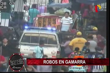 La Victoria: cámaras captan robos en el emporio comercial de Gamarra