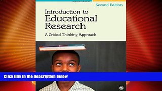 Must Have PDF  Introduction to Educational Research: A Critical Thinking Approach  Free Full Read