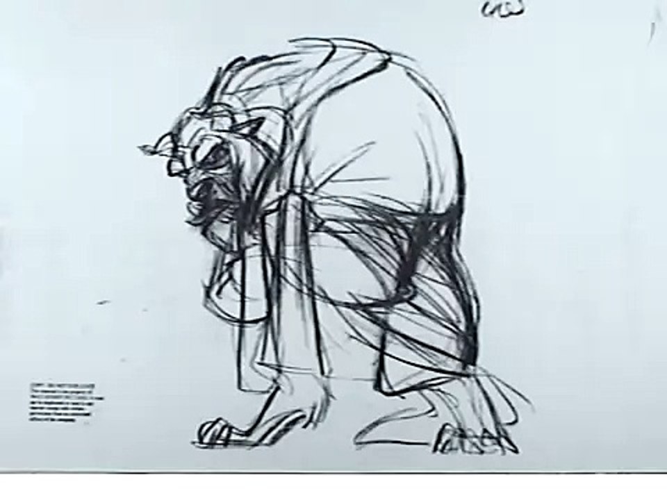 La Belle et la Bête : test d'animation de la Bête