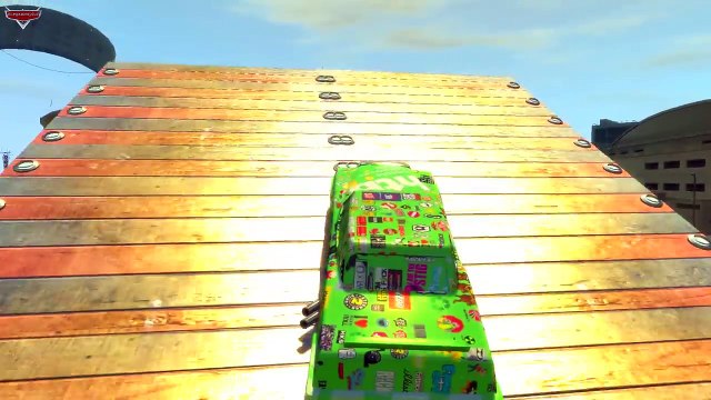 Disney car pixar Chick Hicks Airport gigant race track by onegamesplus