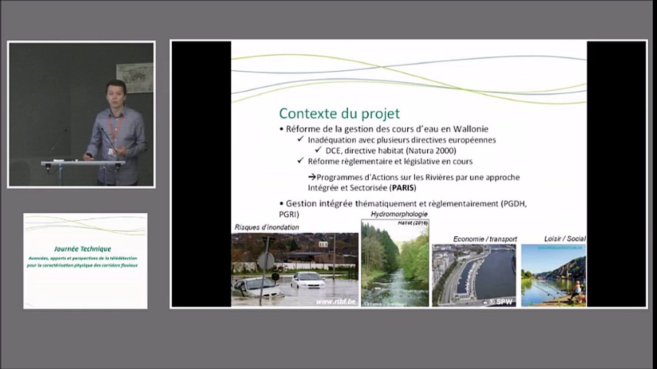 Apport des nuages de points LiDAR et photogrammétriques pour le monitoring des cours d'eau