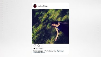 Alcoolisme : Louise Delage crée un faux compte Instagram dans le cadre d'une campagne de sensibilisation