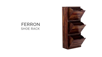 Shoe Rack - Buy FERRON SHOE RACK Online @ Wooden Street