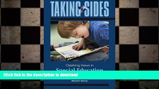 FAVORITE BOOK  Taking Sides: Clashing Views in Special Education  PDF ONLINE