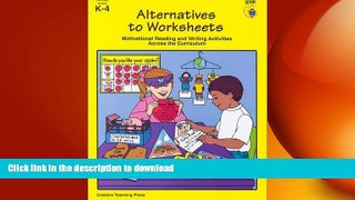FAVORITE BOOK  Alternatives to Worksheets: Motivational Reading and Writing Activities Across the