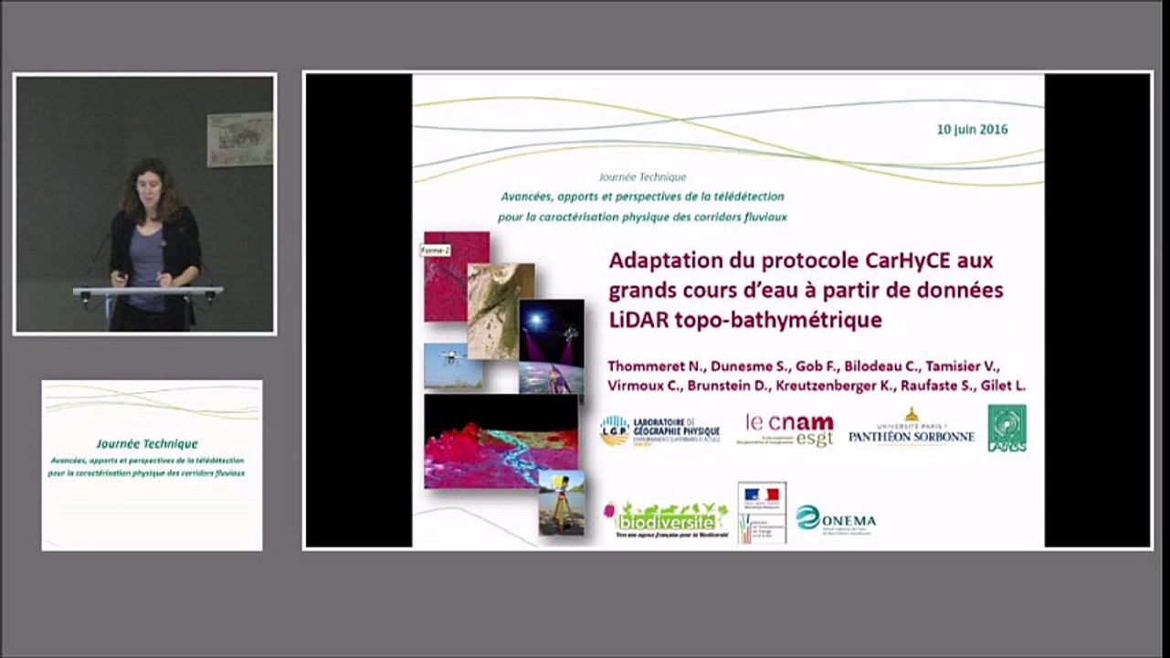 Adaptation du protocole CarHyce aux grands cours d'eau à partir de données LiDAR