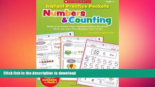 FAVORITE BOOK  Instant Practice Packets: Numbers   Counting: Ready-to-Go Activity Pages That Help