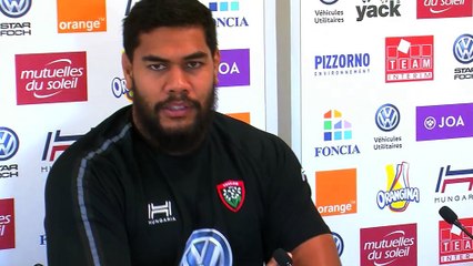 Top 14   RC Toulon - ASM Clermont: conférence d'avant match de Romain Taofifénua