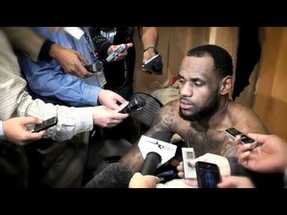 Lebron James on Miami Heat win vs The Dallas Mavericks 12.25.11