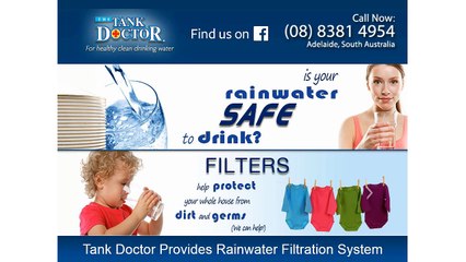 Tank Doctor Provides Rainwater Filtration System