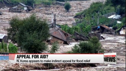 N. Korea appears to make indirect appeal for flood relief