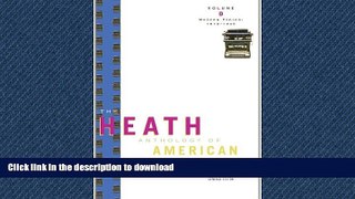 FAVORIT BOOK The Heath Anthology of American Literature: Modern Period (1910-1945), Volume D