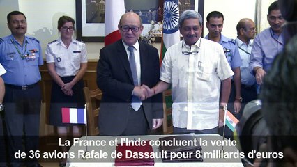 Paris vend 36 Rafale à Delhi, après des années de discussions