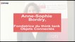 Anne Sophie Bordry, fondatrice du think tank Objets Connectés (mai 2016)