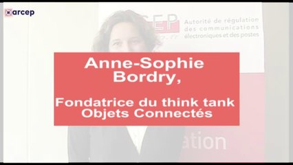 Anne Sophie Bordry, fondatrice du think tank Objets Connectés (mai 2016)