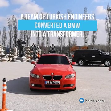Turkey turns drivable BMWs into real life Transformers