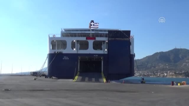Yunanistan'da Liman İşçileri Grevde - Lesvos
