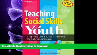FAVORIT BOOK Teaching Social Skills to Youth, Second Edition FREE BOOK ONLINE