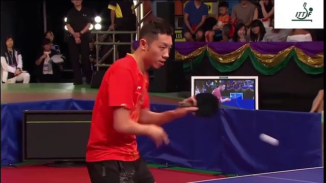 Funny Table Tennis Exhibition Match