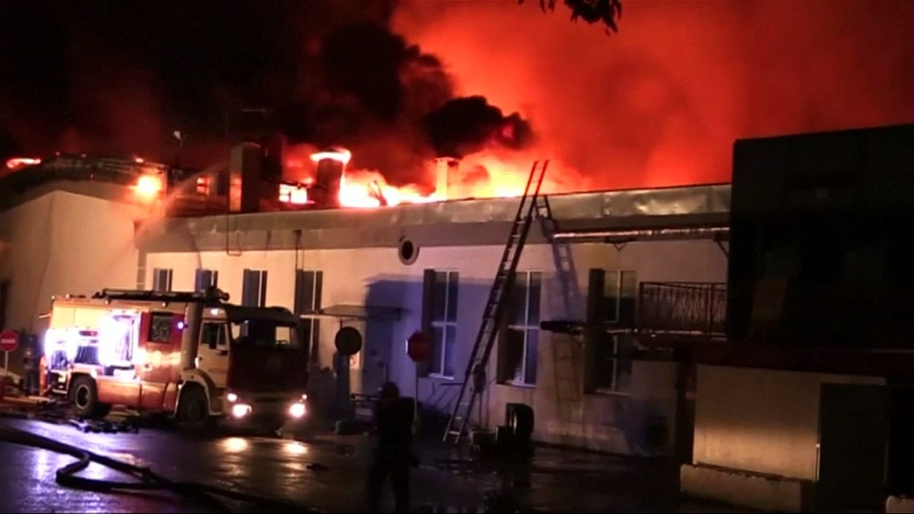 Eight firefighters killed saving 100 people trapped in blaze