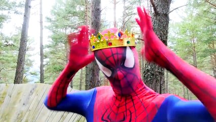 Spiderman vs Police Wanted Dead or Alive! w_ Harley Queen, Frozen Elsa & Fun Superhero In Real Life!-_2IDw1Nmr3o part 1