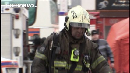 Mosca, maxi-incendio: otto pompieri morti