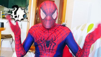 Spiderman Become a doll vs Frozen Elsa & Maleficent w_ Spiderbaby Jack Frost & Funny Supehero-abymkKbby_E part 5