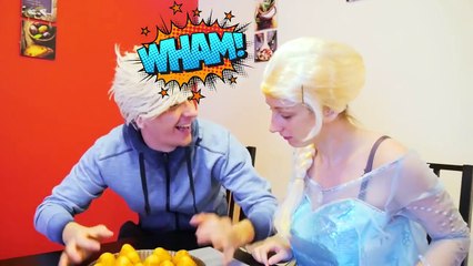 Spiderman Become a doll vs Frozen Elsa & Maleficent w_ Spiderbaby Jack Frost & Funny Supehero-abymkKbby_E part 8