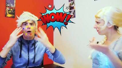 Spiderman Become a doll vs Frozen Elsa & Maleficent w_ Spiderbaby Jack Frost & Funny Supehero-abymkKbby_E part 9