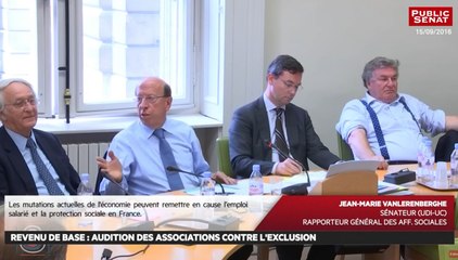Mission d'information sur le revenu de base - Les matins du Sénat (23/09/2016)