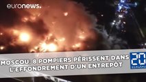 Huit pompiers périssent après l'effondrement d'un entrepôt à Moscou