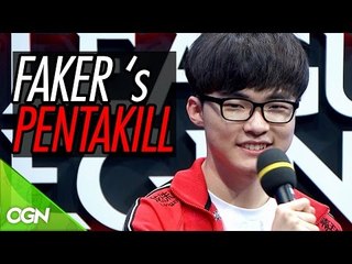 The 1st Pentakill of LCK Summer 2016 is Faker ?? / 롤챔스 서머 1호(?) 펜타킬이 페이커?!