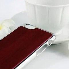 GGIT  NP 1876  Wood Grain Electronic Plating PC Case For iPhone 6