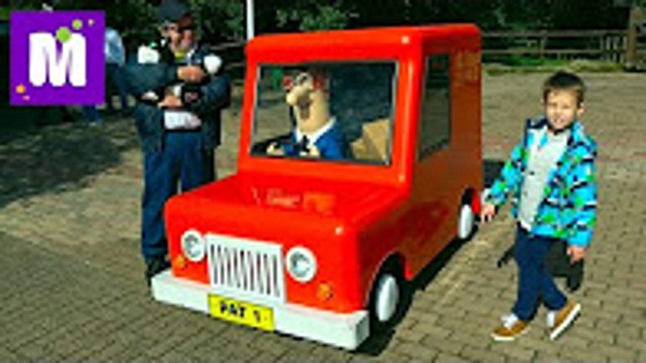 Мистер Макс и Мисс Катя ВЛОГ завтрак в отеле и в Парк развлечений кататься на машинке Почтальона Сэма и горки Октанавты