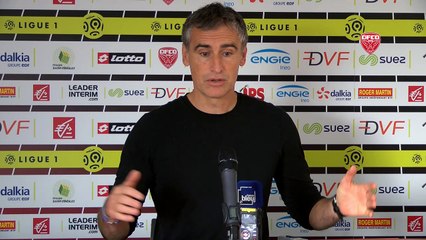 Conférence de presse d'Olivier Dall'Oglio avant DFCO-Stade Rennais