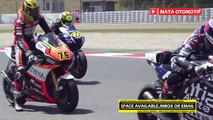 Real,No TV Look Skill Valentino Rossi Dari dekat Saat Melakukan Pemanasan Race Moto gp