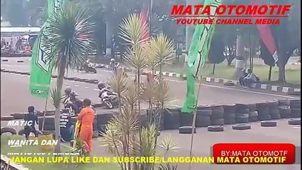 RAYA KITTY JATUH GAGAL JUARA MATIC 115cc WANITA april 2016