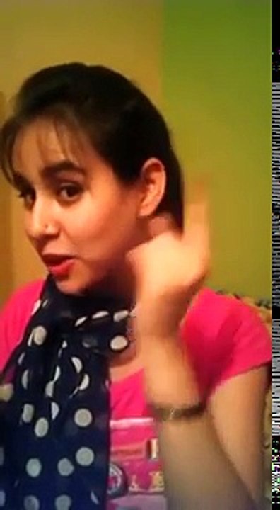 Cute white girl singing song l Punjabi Indian Song