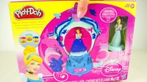 Play Doh Disney Princess Cinderella Magical Carriage Play Doh Sparkle Princess Dress Toy Review DTC