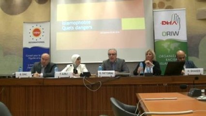 Cenevre BM'de İslamofobi Paneli...