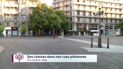 Budget participatif - Des chaises dans les rues piétonnes