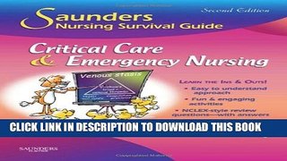 [PDF] Saunders Nursing Survival Guide: Critical Care   Emergency Nursing, 2e Popular Colection