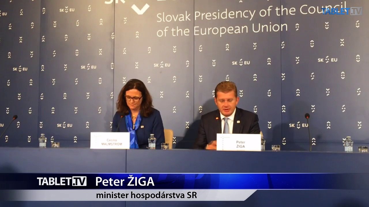 P. ŽIGA: Ukončenie rokovaní o dohode TTIP je do konca roku 2016 nereálne