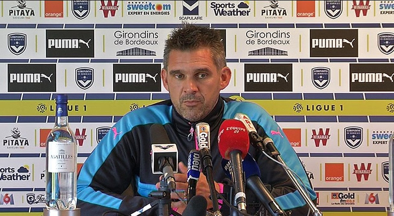 La conférence de presse de Jocelyn Gourvennec avant FCGB-SMC