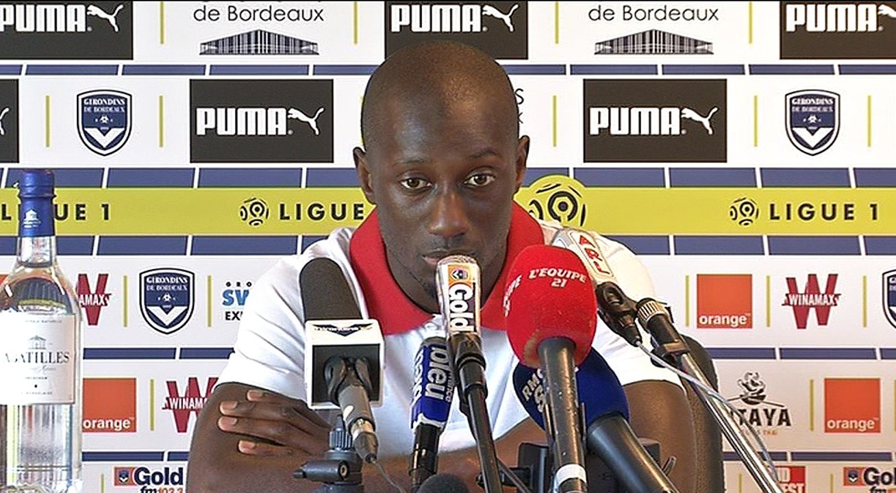 La conférence de presse de Youssouf Sabaly avant FCGB-SMC
