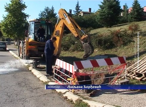 Zamena dotrajalih ventila, deo grada noćas bez vode, 23. septembar 2016. (RTV Bor)
