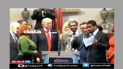 Donald Trump recibe protecion divina contra satanismo-Mas Que Noticias-Video