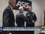 Chandler officer gets medal of valor for bravery